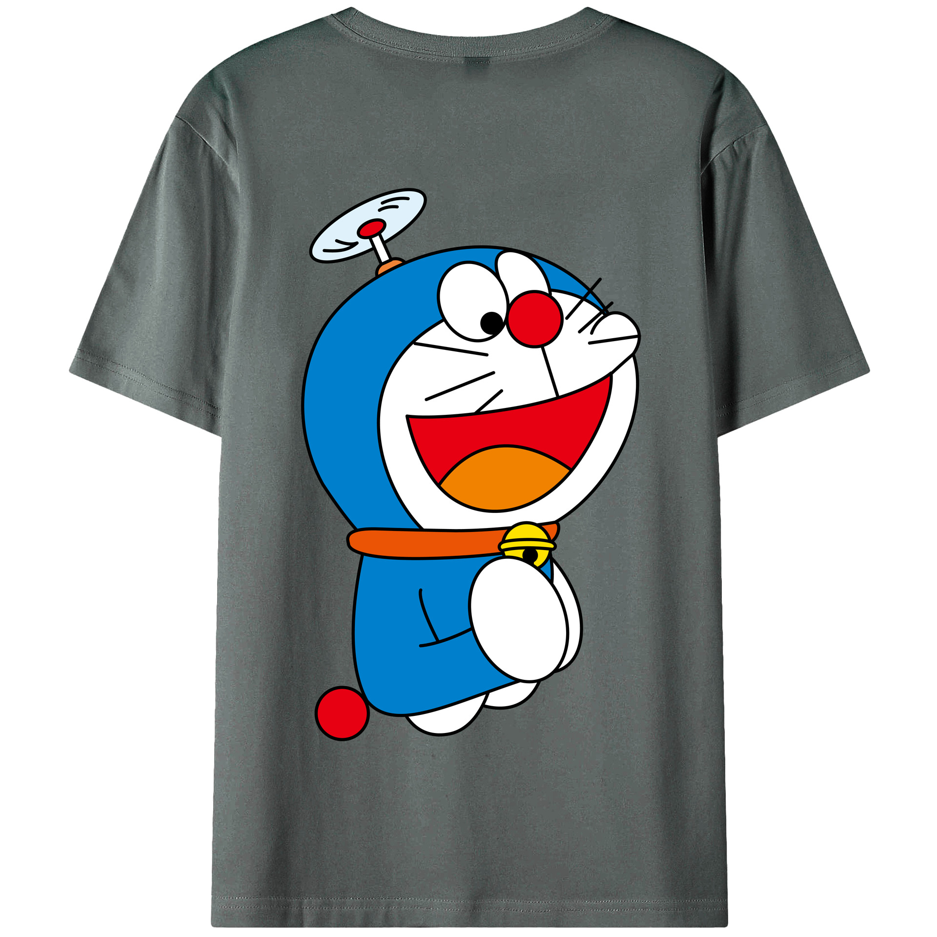 （画像用） ドラえもん Doraemon 綿100％半袖Tシャツ（背面プリント）